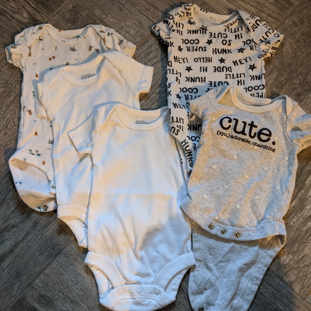 Lot of 5 Onsies